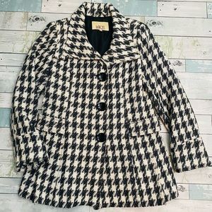 BKE Houndstooth Pea Coat